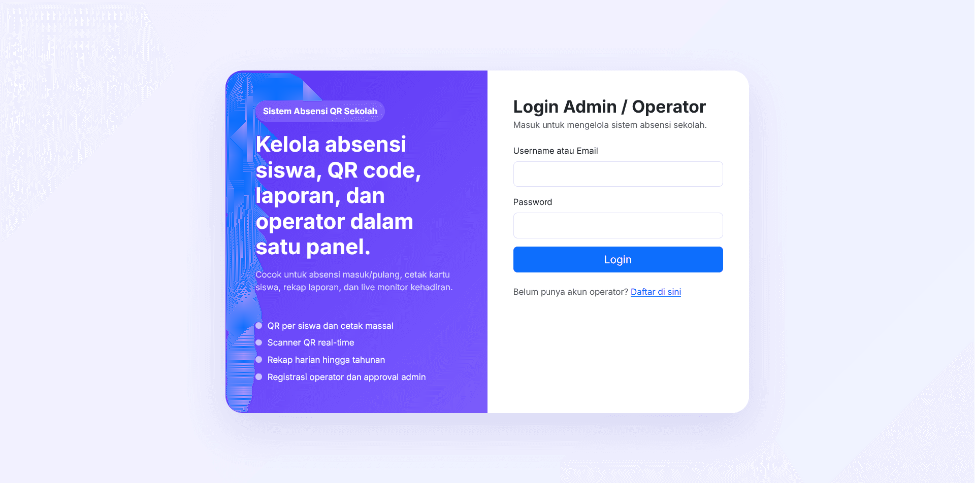 QR Attendance Scanner